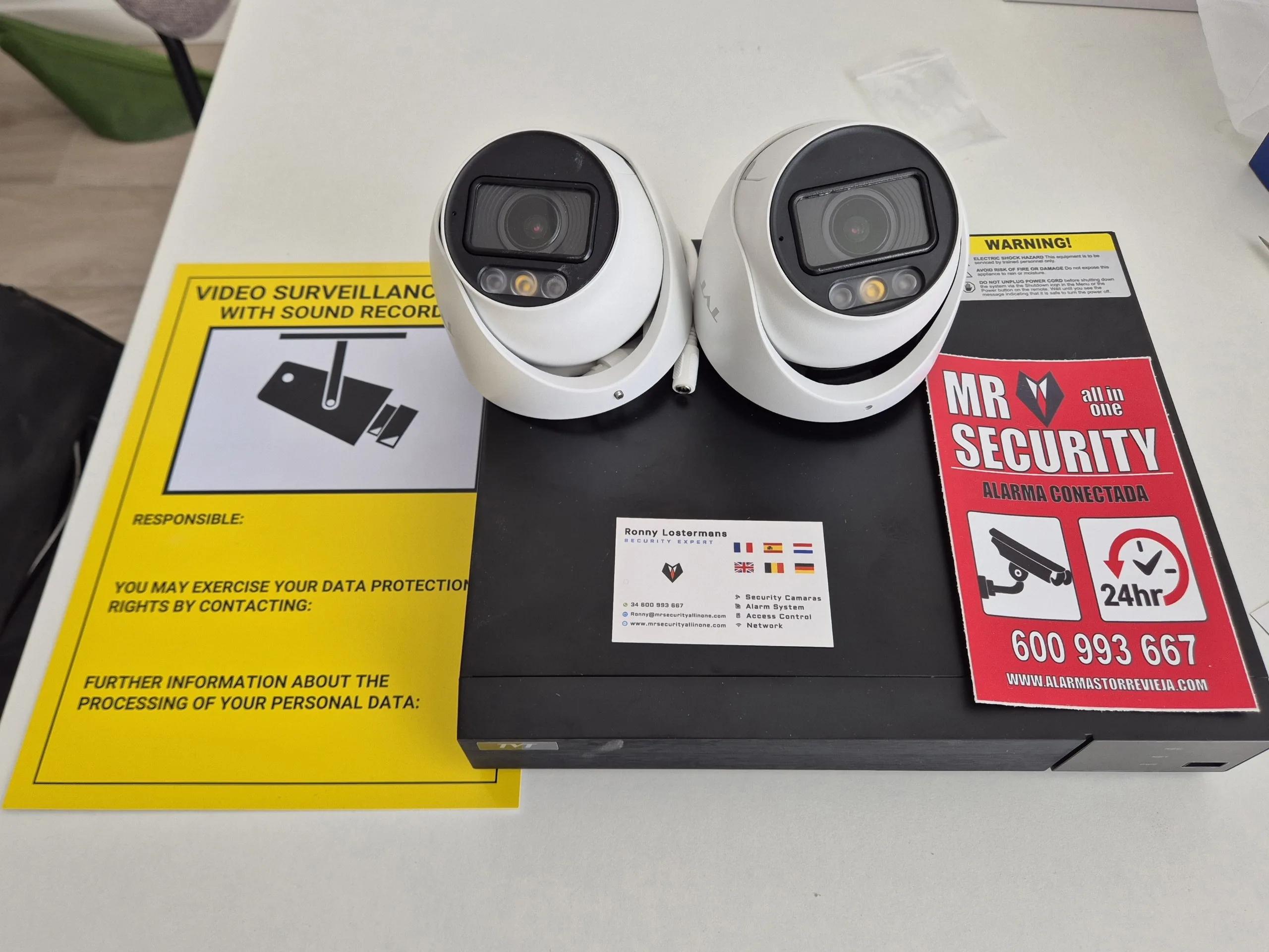 CCTV installation Costa Blanca and Costa Cálida